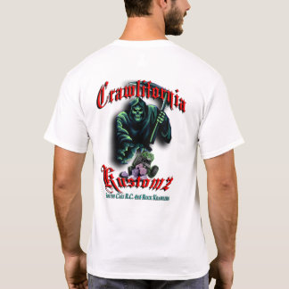 Camiseta Crawlifornia Kustomz rojo y verde