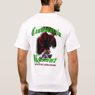 Camiseta Crawlifornia Kustomz Verde y Rojo