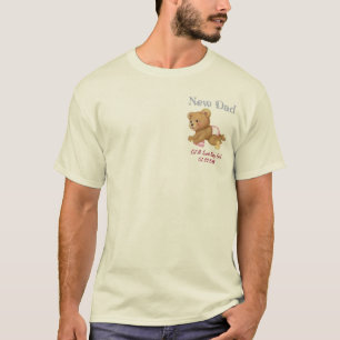 Camiseta Crawling Teddy - Nuevo papá del Chica - Personaliz