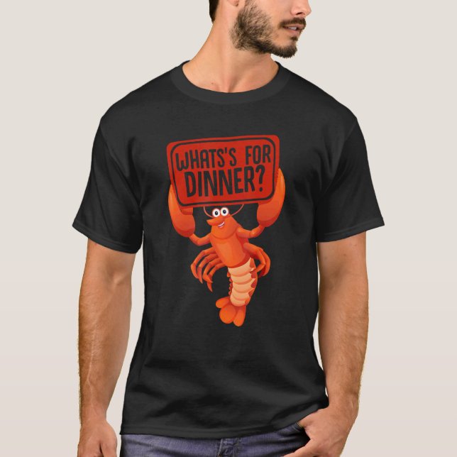 Camiseta Crayfish  Crawfish Boil What's For Dinner Seafood (Anverso)