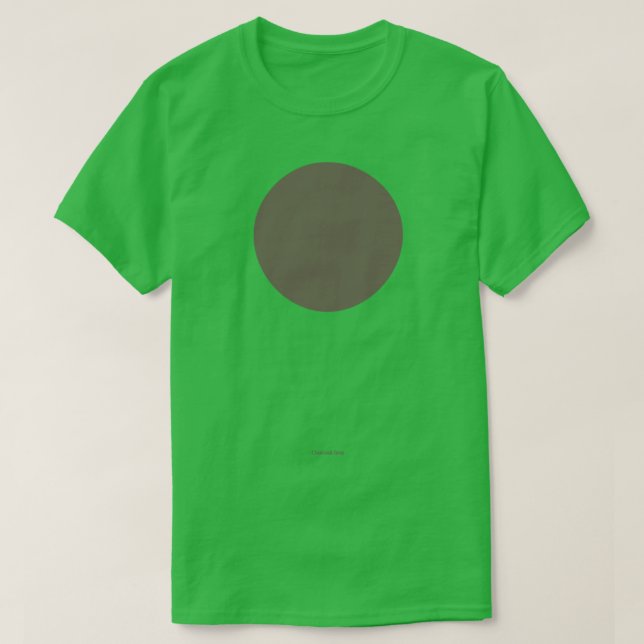 Camiseta Crayola circular Gris de carbón (Diseño del anverso)