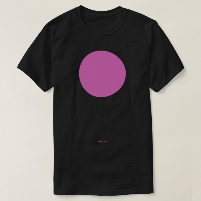 Camiseta Crayola circular Rosa brillante (Diseño del anverso)