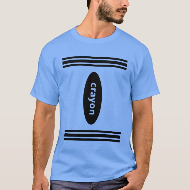 Camiseta Crayon Box Halloween Costume Couple Group (Anverso)