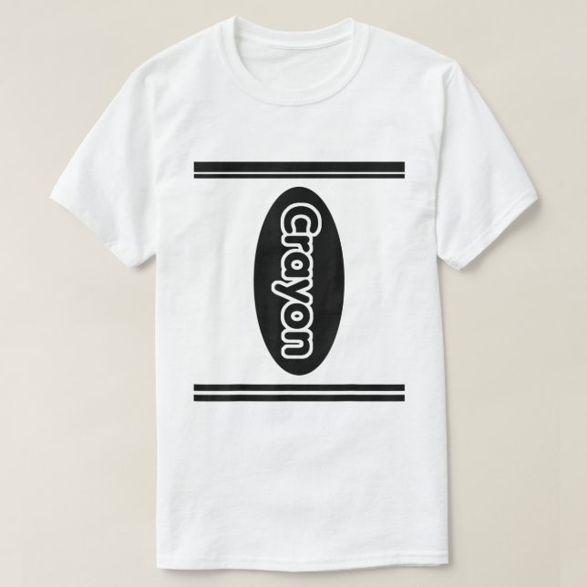 Camiseta Crayon Costume Pareja Grupo Halloween Matando Gro (Diseño del anverso)