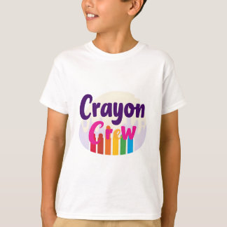 Camiseta Crayon Crew Kindergarten Team T-Shirt
