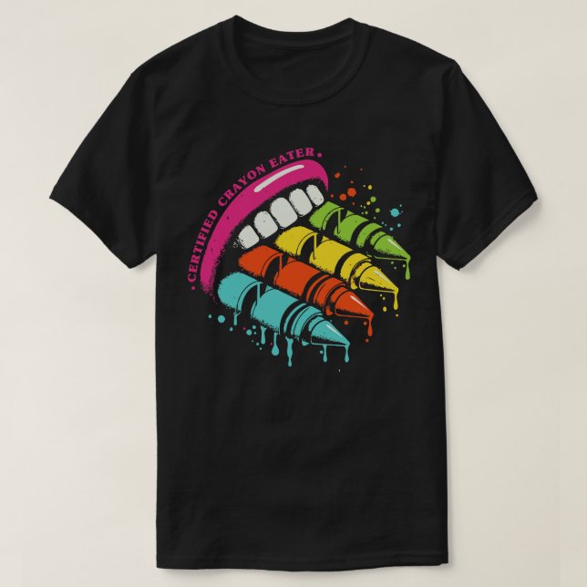 Camiseta Crayon Eater (Diseño del anverso)