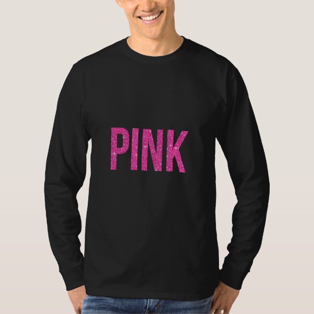 Camiseta Crayon rosa Halloween Costume Tee Pareja Amigo Gr (Anverso)