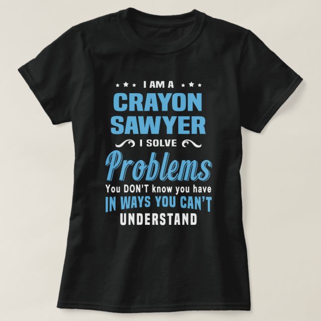 Camiseta Crayon Sawyer (Diseño del anverso)