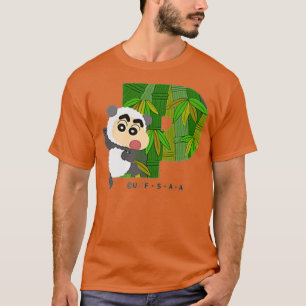 Camiseta Crayon Shin-chan DIVERSIÓN ESTUDIO A a Z P uno