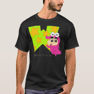 Camiseta Crayon Shin-chan DIVERSIÓN ESTUDIO A a Z W uno