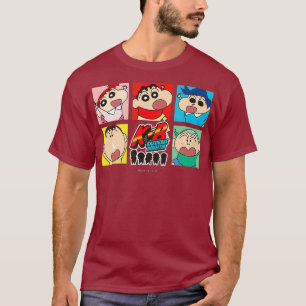 Camiseta Crayon Shin-chan estableció el Cuerpo de Defensa d