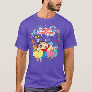 Camiseta Crayon Shin-chan Fiesta tiempo para Shin-chan y