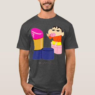 Camiseta Crayon Shin-chan FUN ESTUDIO A a Z L one
