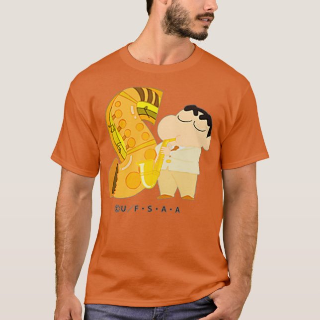 Camiseta Crayon Shin-chan FUN ESTUDIO A a Z S one (Anverso)
