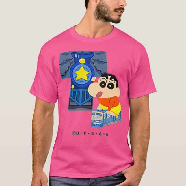 Camiseta Crayon Shin-chan FUN ESTUDIO A a Z T one (Anverso)