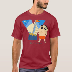 Camiseta Crayon Shin-chan FUN ESTUDIO A a Z Y one