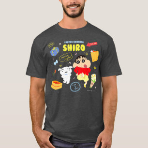 Camiseta Crayon Shin-chan happyShiro Dance juntos