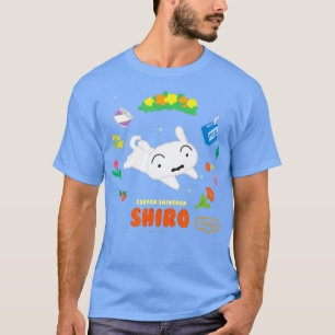 Camiseta Crayon Shin-chan happyShiro Flower ring