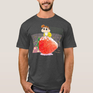 Camiseta Crayon Shin-chan Himawari y fresas