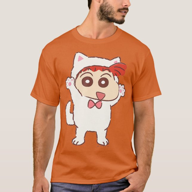 Camiseta Crayon Shin-chan Kitten fiesta Nene-chan (Anverso)