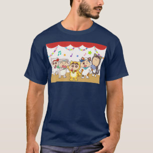 Camiseta Crayon Shin-chan Kitten Play fiesta Ahora empieza