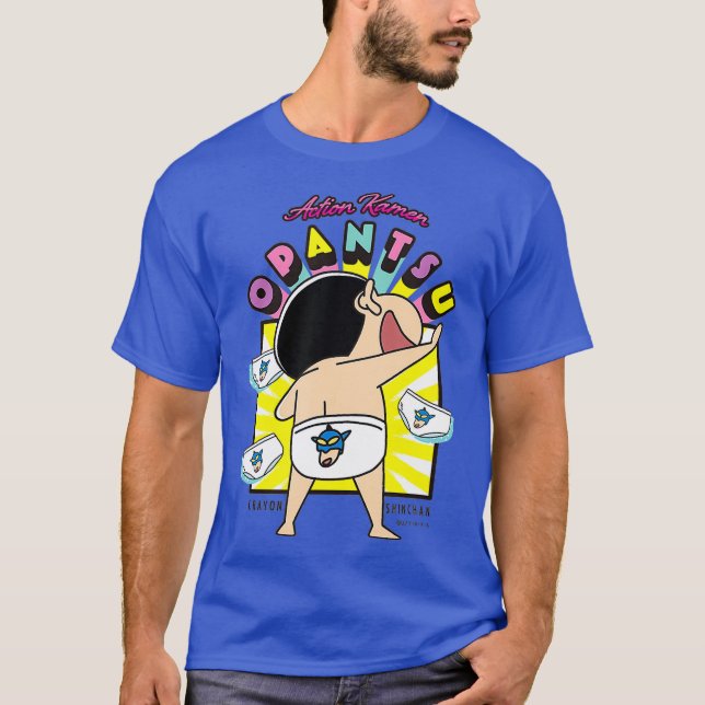 Camiseta Crayon Shin-chan Pantalones orgullosos (Anverso)