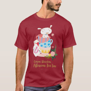 Camiseta Crayon Shin-chan Shiros taza té tiempo Premium