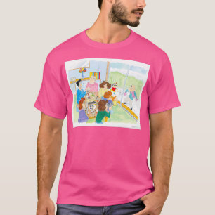 Camiseta Crayon Shin-chan Snowball pelea con el abuelo