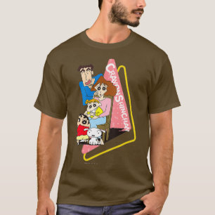 Camiseta Crayon Shin-chan todos los miembros del Nohara