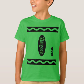 Camiseta Crayon verde Box Halloween Party Group Costume