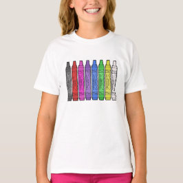 Camiseta Crayones de color