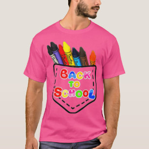 Camiseta Crayones De Vuelta A La Escuela
