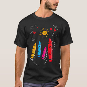 Camiseta Crayones que no dejarán a los artistas divertirse 
