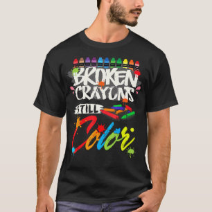 Camiseta Crayones rotos aún color Shirt Mental Health Awa