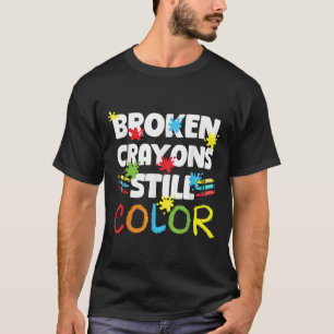 Camiseta Crayones rotos siguen coloreando la conciencia de