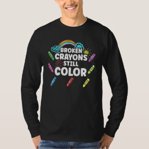 Camiseta Crayones rotos siguen coloreando la conciencia de