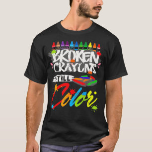 Camiseta Crayones rotos siguen coloreando los avisos de sal