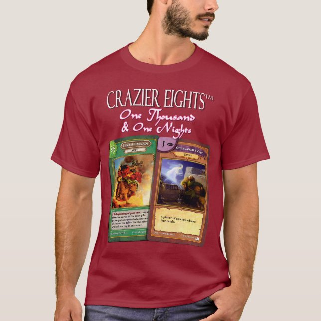 Camiseta Crazier Eights: 1001 Noches (Anverso)