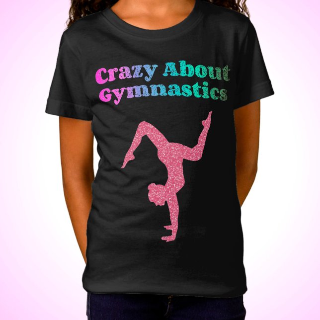 Camiseta Crazy Acerca De La Gimnasia Manejar Tipo De Letra  (Subido por el creador)