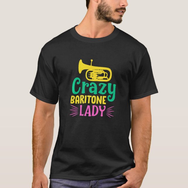 Camiseta Crazy Baritone Lady (Anverso)