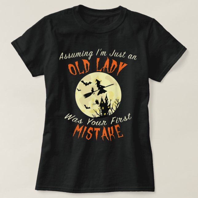 Camiseta Crazy Bat Lady Halloween Bruja (Diseño del anverso)