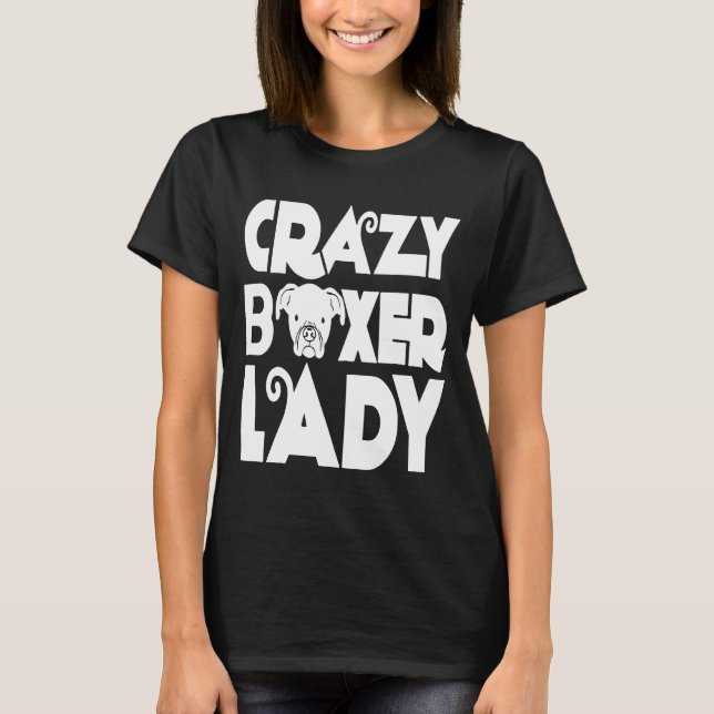 Camiseta Crazy Boxer Lady (Anverso)