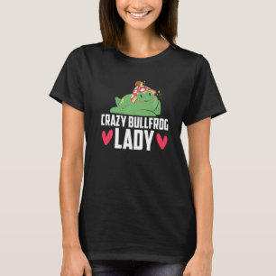 Camiseta Crazy Bullfrog Lady Frog Catch 1