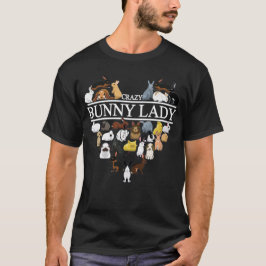 Camiseta Crazy Bunny Lady