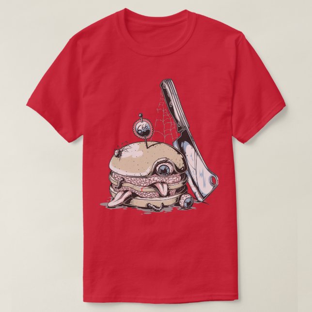 Camiseta Crazy Burger (Diseño del anverso)