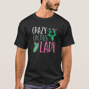 Camiseta Crazy Cactus Lady Desert Planta Succulant Traje