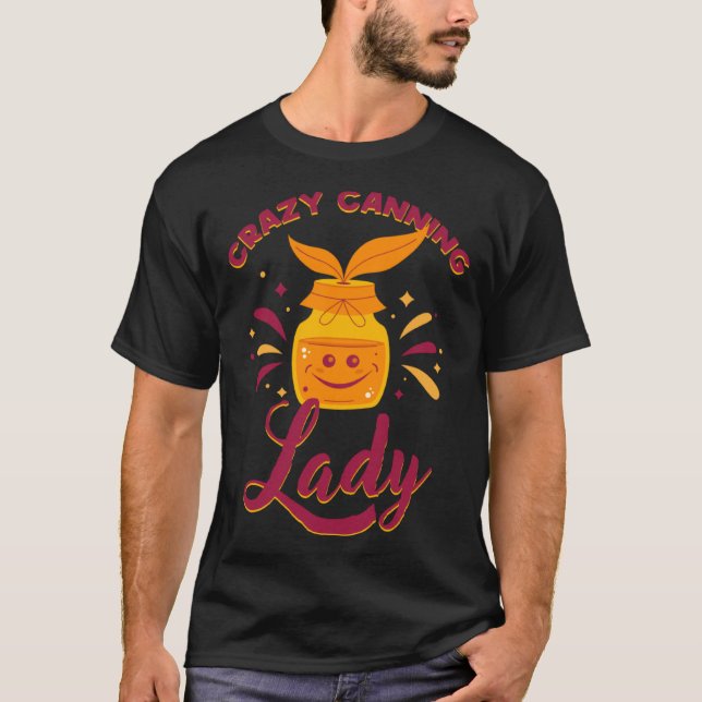 Camiseta Crazy Canning Lady Vinegar Condiment (Anverso)