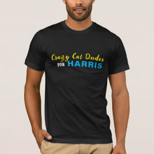 Camiseta Crazy Cat Dudes para HARRIS Funny