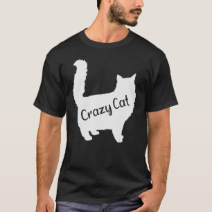 Camiseta Crazy Cat Flash Para Citas Esenciales