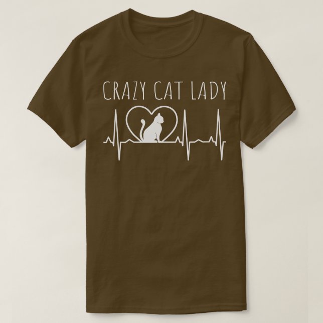 Camiseta Crazy Cat Lady 3 (Diseño del anverso)